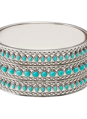 SUDROV素觉2026S/S新品 不一样的温柔 Lucky Sign系列绿松石手镯