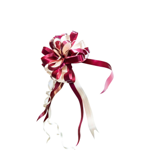 汽车拉花结婚婚车副车婚礼婚庆车后视镜婚房车队花车装饰高级彩带