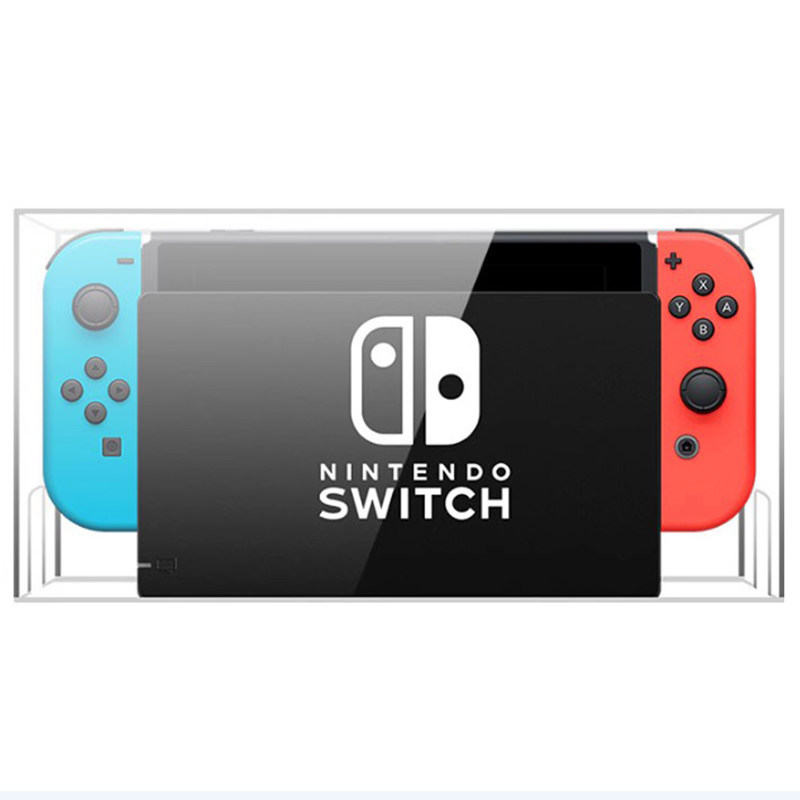 官方原配适用任天堂switch透明防尘罩oled主机游戏机底座桌面防尘盒ns亚克力保护壳套外壳卡带盒收纳卡盒配件