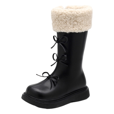 【加绒加厚】【白色公主长筒靴】