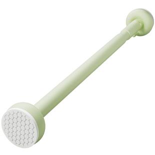 比人晾衣杆伸缩免打孔支撑杆窗帘杆浴帘杆不锈钢衣柜挂衣杆卫生间