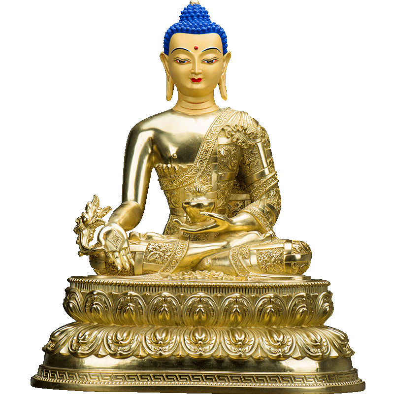 铜全鎏金桌面装饰摆件多尺寸
