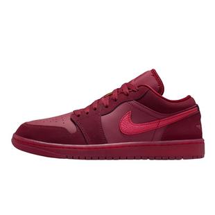 Jordan耐克女鞋AIR JORDAN 1酒红色新年款AJ1运动板鞋IB7012-600