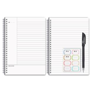 上翻线圈本B5加厚笔记本子不硌手活页本草稿本纸康奈尔格侧翻a4记事本子A5大学生考研横线方格空白竖翻网格本