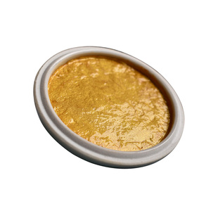 正品金色印泥书画专用彩色黄色金印泥盒装书法金粉印章印泥蓖麻油