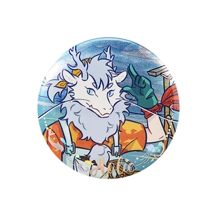 正版非人哉海岛乌托邦徽章盲盒精卫哪吒哮天龙女吧唧胸针动漫周边