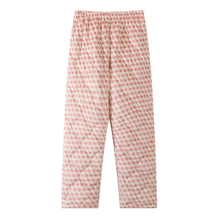 帕兰朵珊瑚绒夹棉睡裤女冬季加绒加厚法兰绒秋冬三层超厚保暖家居