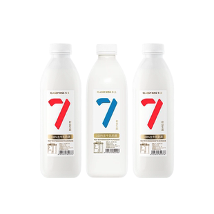 【下拉领补贴】卡士低温酸奶007益生菌家庭装1kg*3瓶早餐原味酸奶