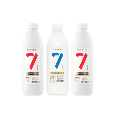 卡士007酸奶家庭装1kg*3瓶