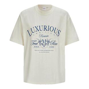 MOUSSY 早秋新品复古感字母印花宽松短袖T恤女028ISZ90-0561