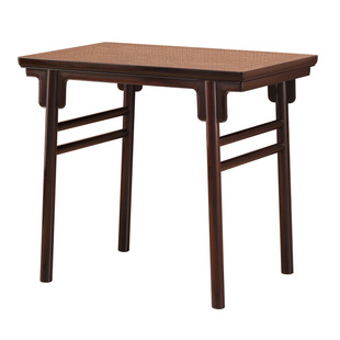 蕴秀阁紫光檀画案明式小书桌简约电脑桌东非黑黄檀书案红木平头案