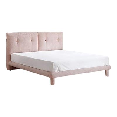 已夏北欧软包现代简约布艺床