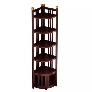 转角柜墙角柜现代简约博古架落地多层收纳拐角置物架储物柜茶叶架