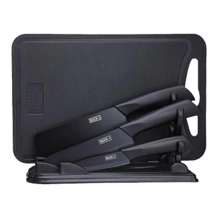 kitchen knife Black steel cutting board set Paring Knife
