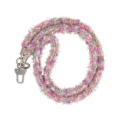 彩色毛绒斜挎防丢手机挂绳高级感