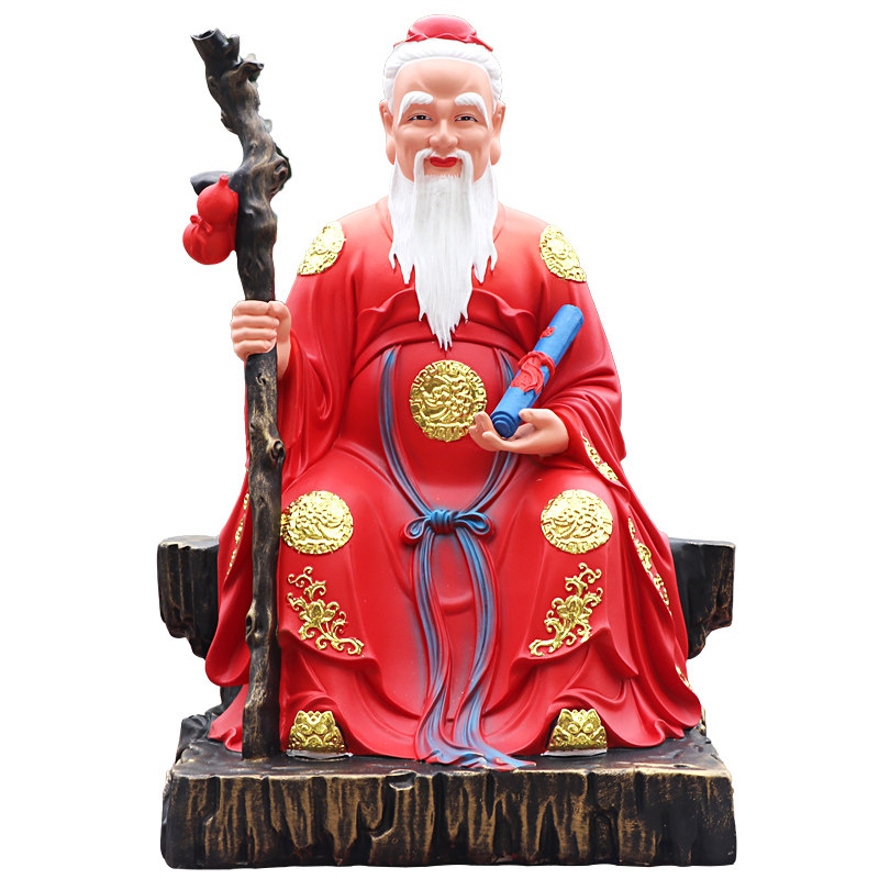 月老神像牵红线月下老儿