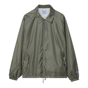 Champion冠军开襟夹克男春秋新款简约翻领外套复古风潮牌