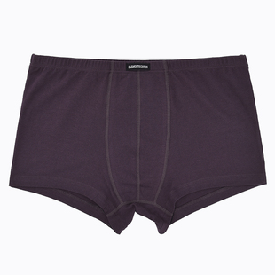 棉元素男士内裤弹力棉中高腰短裤纯色四角裤男内裤M2434四角内裤