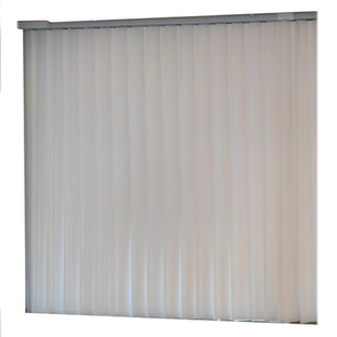 电动梦幻帘垂直帘2026新款窗帘客厅阳台透光不透人遮光竖百叶纱帘