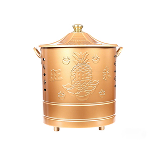 【十倍特厚】不锈钢烧钱纸桶家用耐高温化宝炉焚烧桶烧经桶特大号