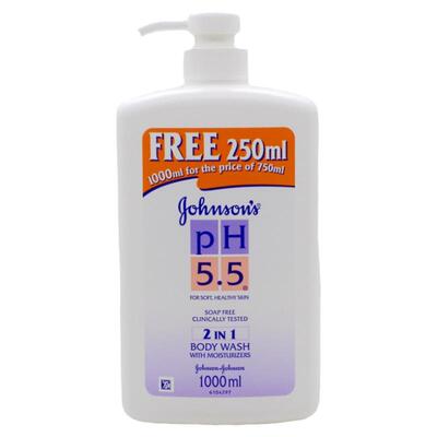 香港强生ph5.5沐浴露沐浴乳