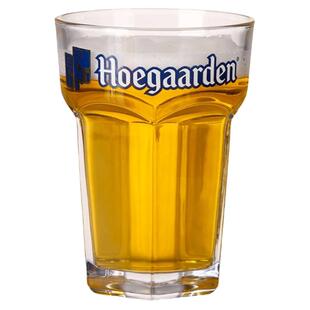 比利时福佳白啤酒杯玻璃超大容量精酿扎啤杯网红商用六角大号杯子