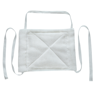 渝利安100%纯棉24层纱布口罩防尘
