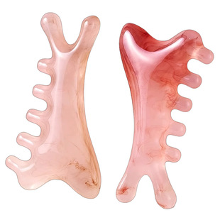 少女粉四合一按摩梳头皮按摩梳子头部头疗疏通神器经络脸眼部鼻刮