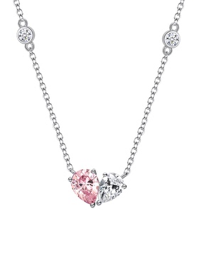 顺钦银楼S925银相伴锁骨链