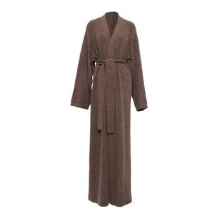 APOZi collection【山水定律】毛呢外套女慵懒系带收腰长针织开衫