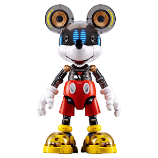 野想 迪士尼赛博米奇装甲拼装积木模型艺术潮玩摆件 男孩玩具成人