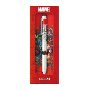 日本ZEBRA斑马SHARBO X 简约多功能金属笔壳三合一2圆珠笔+1铅笔