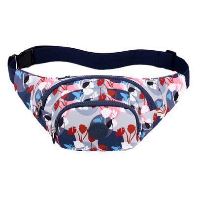 腰包斜挎包撞色小休闲