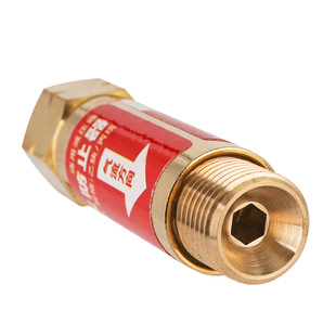 长城精工回火防止器全铜乙炔防回火阀氧气阻液化气丙烷回火器装置