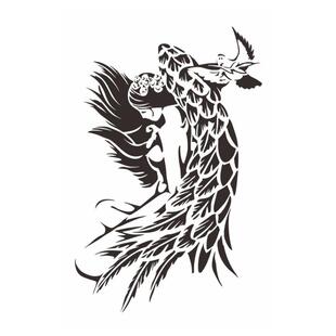 纹身模板私人定做订制图案英文果汁喷绘海娜膏模板雕刻镂空定做