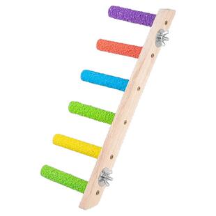 鹦鹉玩具磨砂爬梯虎皮玄凤啃咬磨爪磨嘴棒鸟秋千站杆牡丹专用站架