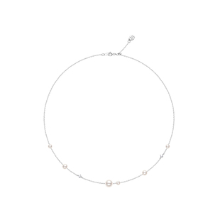 [官方正品]赫生HUSSAIN星点淡水珍珠项链S925银满天星千金感颈链