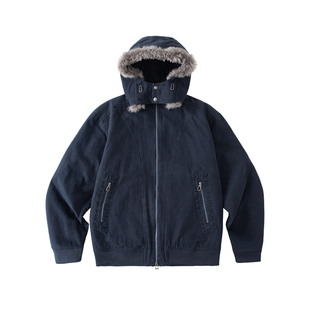 LR MADE 26AW 3M新雪丽夹棉 双头拉链 毛领连帽派克棉服夹克外套
