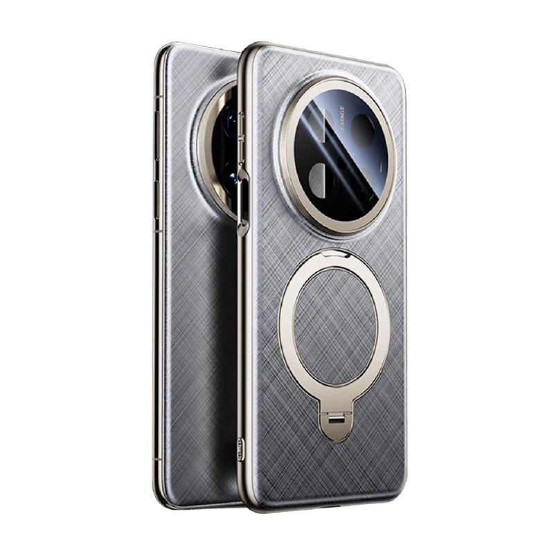 金丝银锦】适用华为Mate70pro+80promax手机壳360°旋转支架70Air新款60优享版磁吸防摔真皮外全包素皮保护套