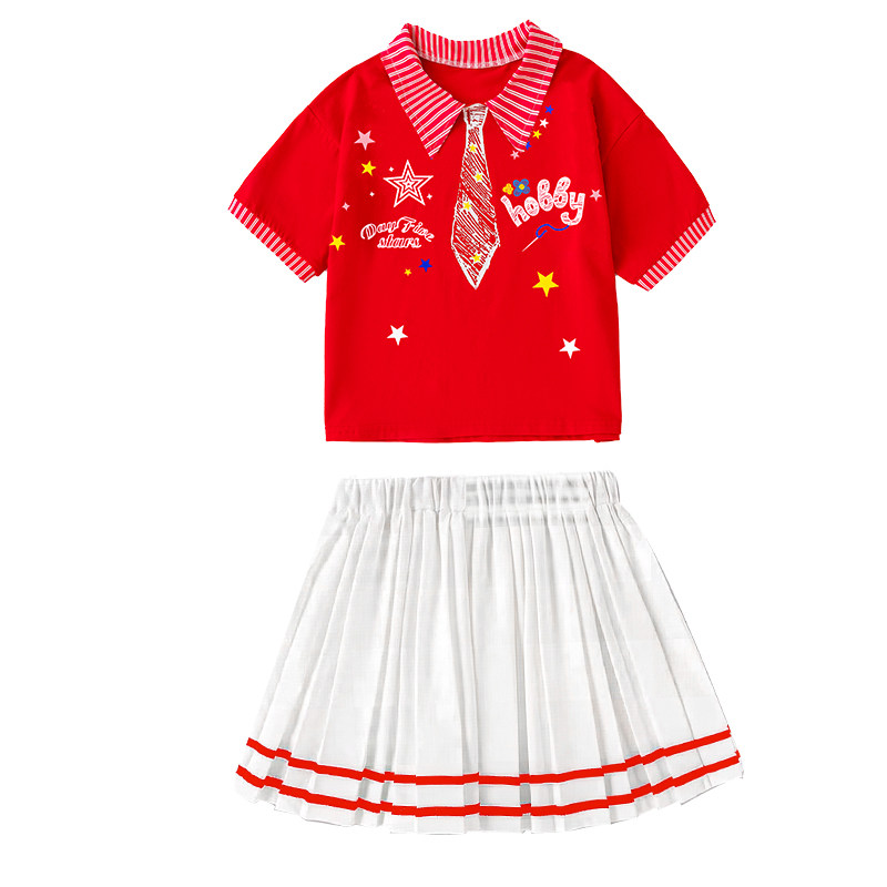 小学生运动会服装喜庆合唱服