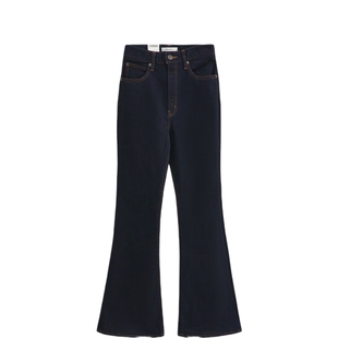 MOUSSY 冬季美式风微喇牛仔裤修身马蹄裤女010GAA12-2720