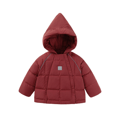 babylove【安心绒】宝宝羽绒服冬季婴儿防寒加厚外套新年保暖上衣