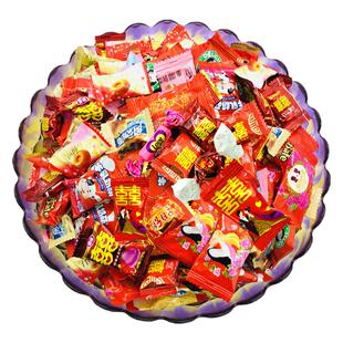 结婚散装糖果混合软糖婚礼搭配巧克力水果硬糖喜糖混装五斤水果糖
