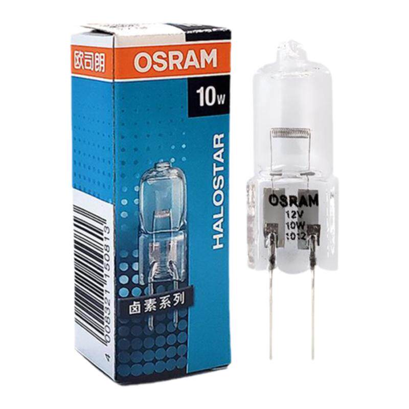 欧司朗清溴钨灯G4卤素灯珠12V10W20W35W50W100W GY6.35灯珠水晶灯