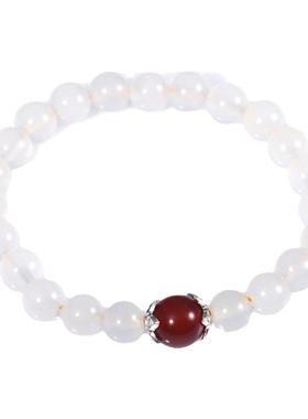 梦克拉S925银玛瑙手链 清秀可人