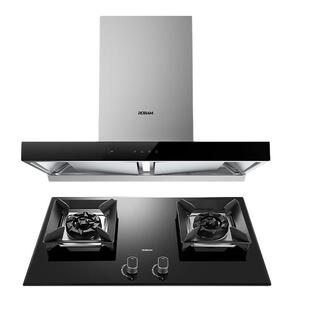 老板变频双腔抽油烟机抽排油烟机燃气灶具60A5KS油烟灶套装套餐