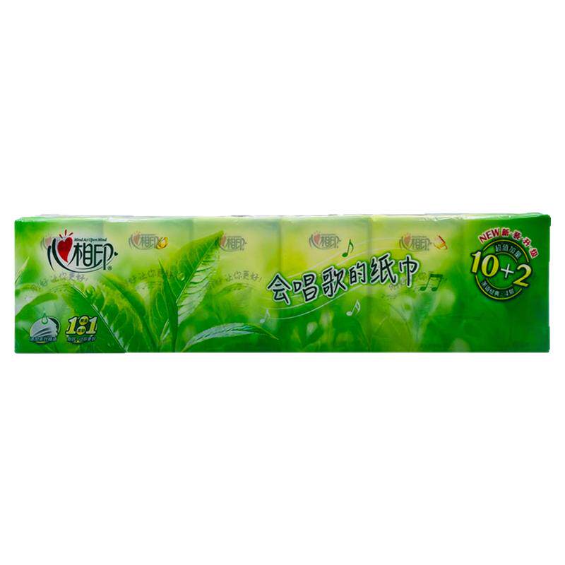 心相印4层72包茶香手帕纸
