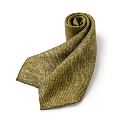 男士橄榄翠影休闲斜纹小方巾搭配西装衬衫复古围脖男领巾百搭通勤