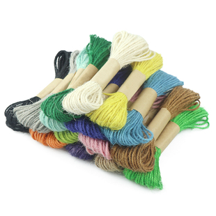 10m彩色麻绳 捕梦网手工编织DIY装饰捆绑绳子 照片墙装饰麻绳