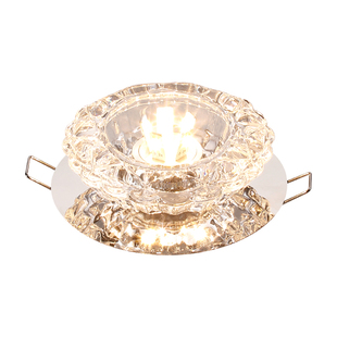 LED水晶过道灯明装走廊灯玄关灯天花灯射灯嵌入式筒灯牛眼灯孔灯